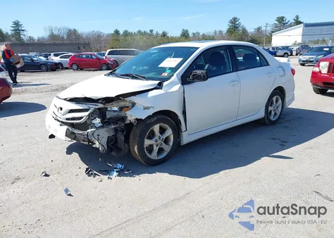 2012 Toyota Corolla S z USA, uszkodzony, nr VIN 2T1BU4EE5CC882396